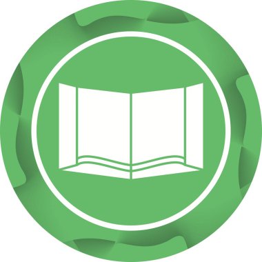 Güzel Kitap Kabartma Vektörü Simgesi