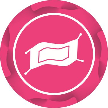 Güzel Sihirli Halı Kabartma Vektörü Simgesi