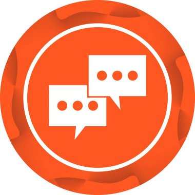 Güzel Konuşma Kabartma Vektörü Simgesi