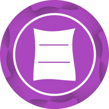 Güzel Çimento Torbası Kabartma Vektör Simgesi