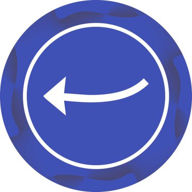 Güzel Ok Sol Kılavuz Simgesini Gösteriyor