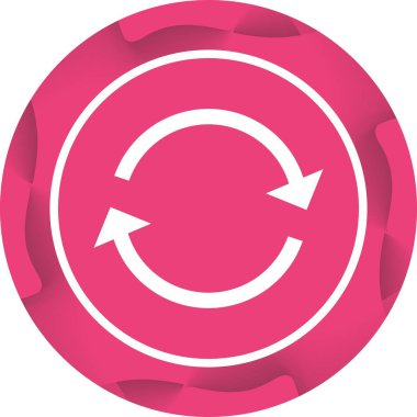 Güzel Tekrar Oluşturma Vektörü Simgesi