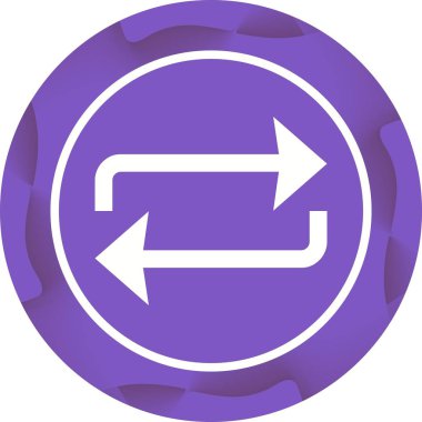 Güzel Tekrar Oluşturma Vektörü Simgesi