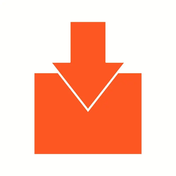 Belo Baixar Glyph Vector Icon — Vetor de Stock