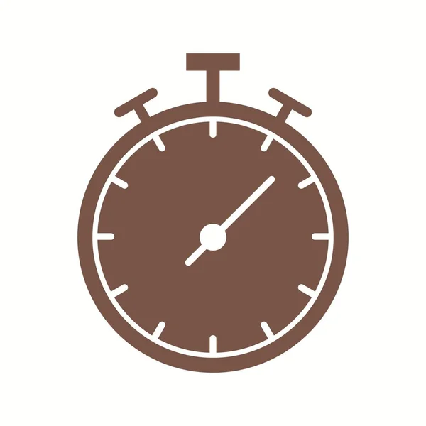 Güzel Saat Kabartma Vektör Simgesi — Stok Vektör