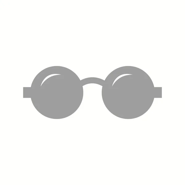 Schöne Brille Glyphen-Vektorsymbol — Stockvektor