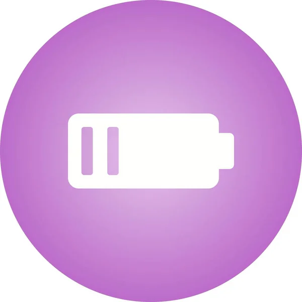 Piękna niska ikona wektora glikemicznego baterii — Wektor stockowy