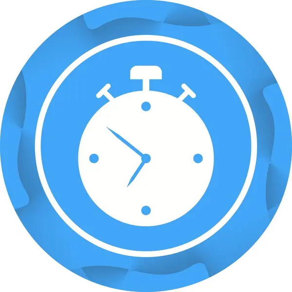 Vackra Timer Glyph Vector ikonen — Stock vektor