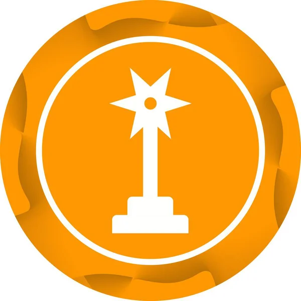 Премия "Глиф векторная икона" — стоковый вектор