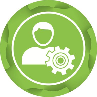 Güzel Profil Ayarları Glyph Vektör Simgesi