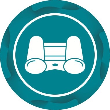 Güzel Dürbünlü Kabartma Vektör Simgesi