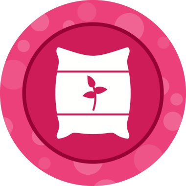 Güzel Tohumlar Kabartma Vektörü Simgesi