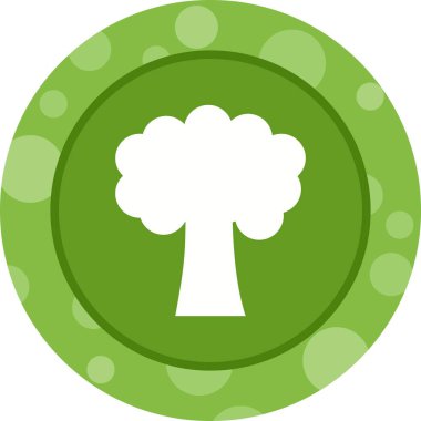 Güzel Ağaç Kabartma Vektörü Simgesi