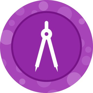 Güzel Pusula Kabartma Vektörü Simgesi