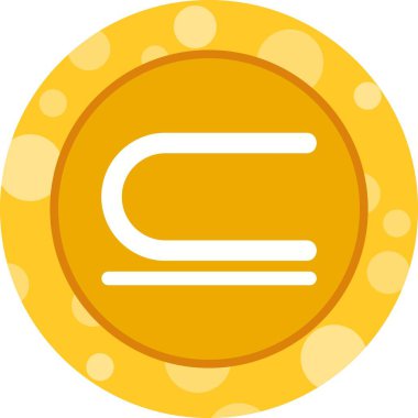 Güzel Alt Küme Glyph Vektör Simgesi