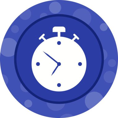 Güzel Zamanlayıcı Kabartma Vektör Simgesi