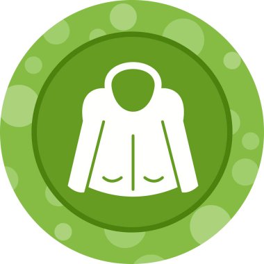 Güzel Ceket Kabartma Vektörü Simgesi