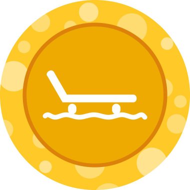 Güzel Kızak Kabartma Vektör Simgesi