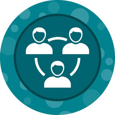 Güzel Buluşma Kabartma Vektörü Simgesi