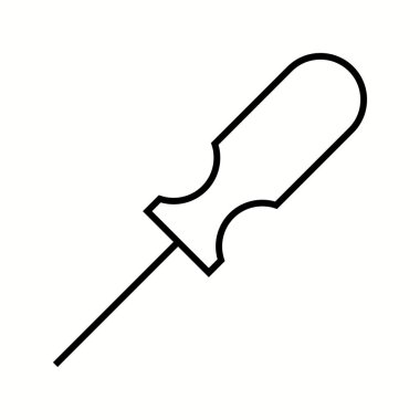 Eşsiz Vida Sürücü Satırı Simgesi