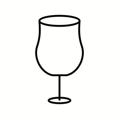 Eşsiz Kokteyl Vektör Satırı Simgesi