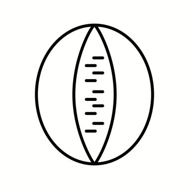 Eşsiz Rockmelon Vektör Satır Simgesi