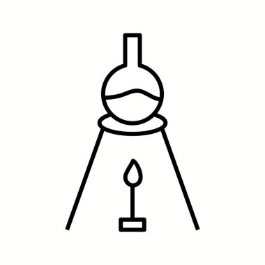 Isı Ii Vektör Satır Simgesi Üzerine Eşsiz Deney