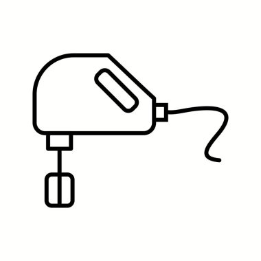 Eşsiz Karıştırıcı Vektör Satırı Simgesi