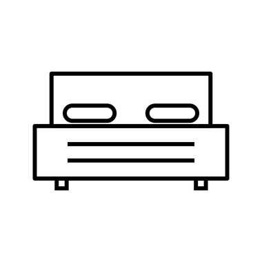 Eşsiz Yatak Vektör Satırı Simgesi