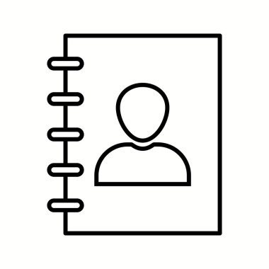Eşsiz Kişi Vektör Satır Simgesi