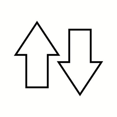 Eşsiz Veri Bağlantısı Vektör Satır Simgesi