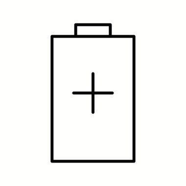 Eşsiz Güç Kaydetme Vektör Satırı Simgesi