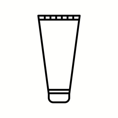 Benzersiz Tıraş Kremi Vektör Satırı Simgesi