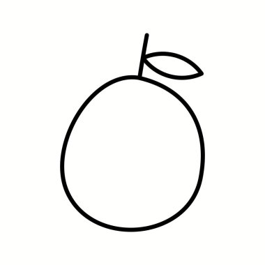 Eşsiz Guava Vektör Satır Simgesi