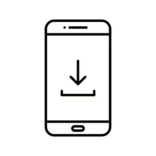 Telefon Vektör Satırı Simgesine Eşsiz İndirme