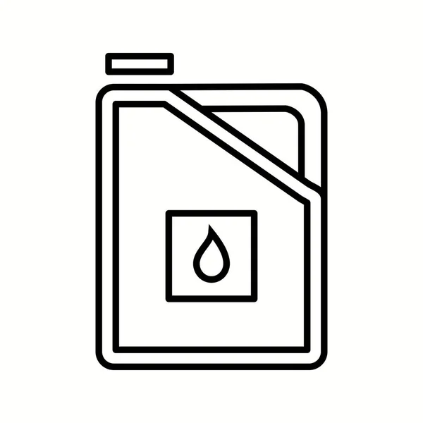 Unikalna ikona wektora benzyny — Wektor stockowy