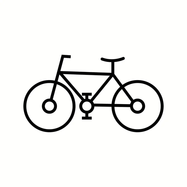 Unikalna ikona wektora rowerowego — Wektor stockowy