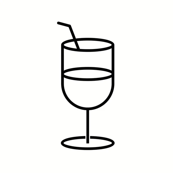 独特的果汁矢量线图标 — 图库矢量图片