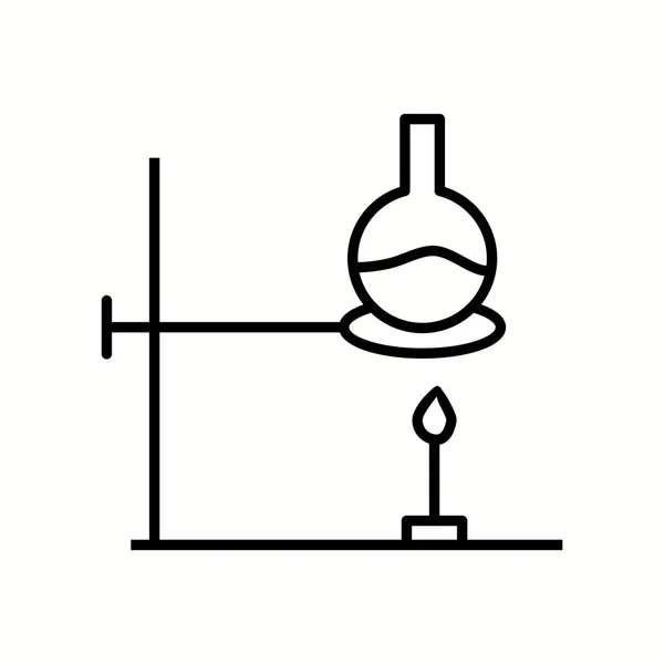 Experiência única em Heat I Vector Line Icon —  Vetores de Stock