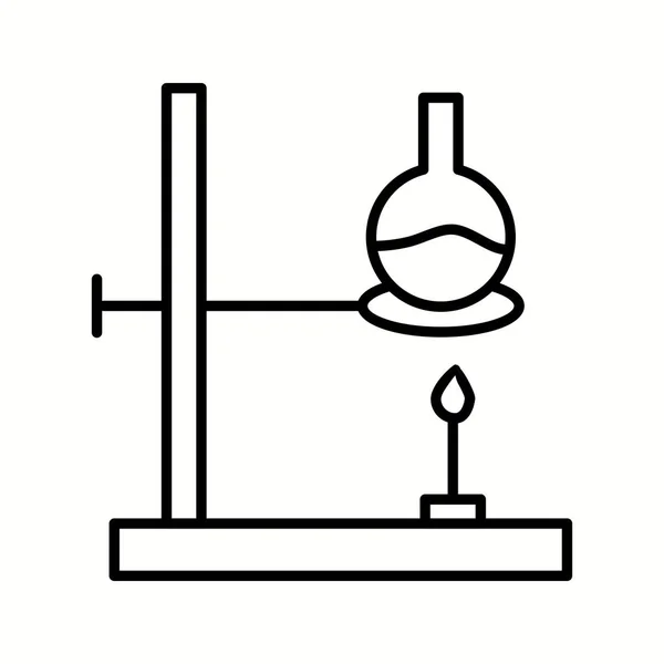 Jedinečná ikona vektorové linie experimentu I — Stockový vektor