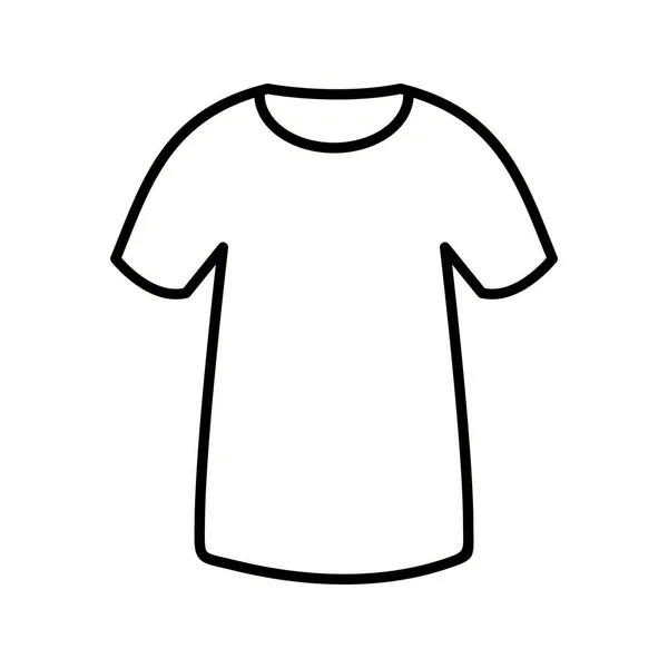 T-shirt unique Vector Line Icon — Image vectorielle