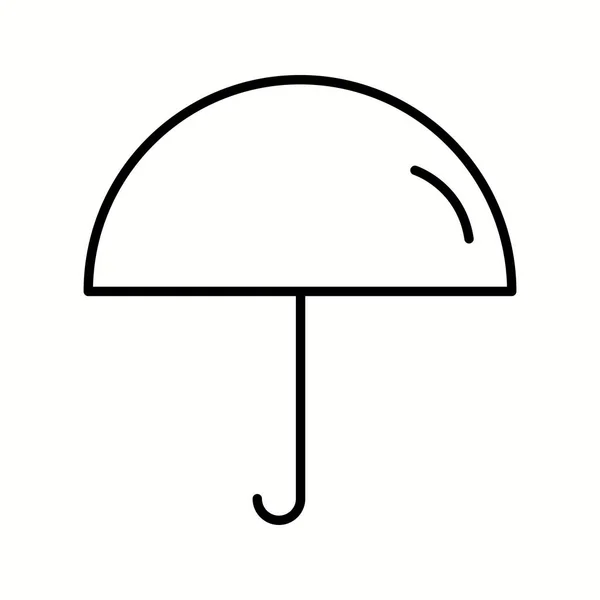 Unikalna ikona wektora parasola — Wektor stockowy
