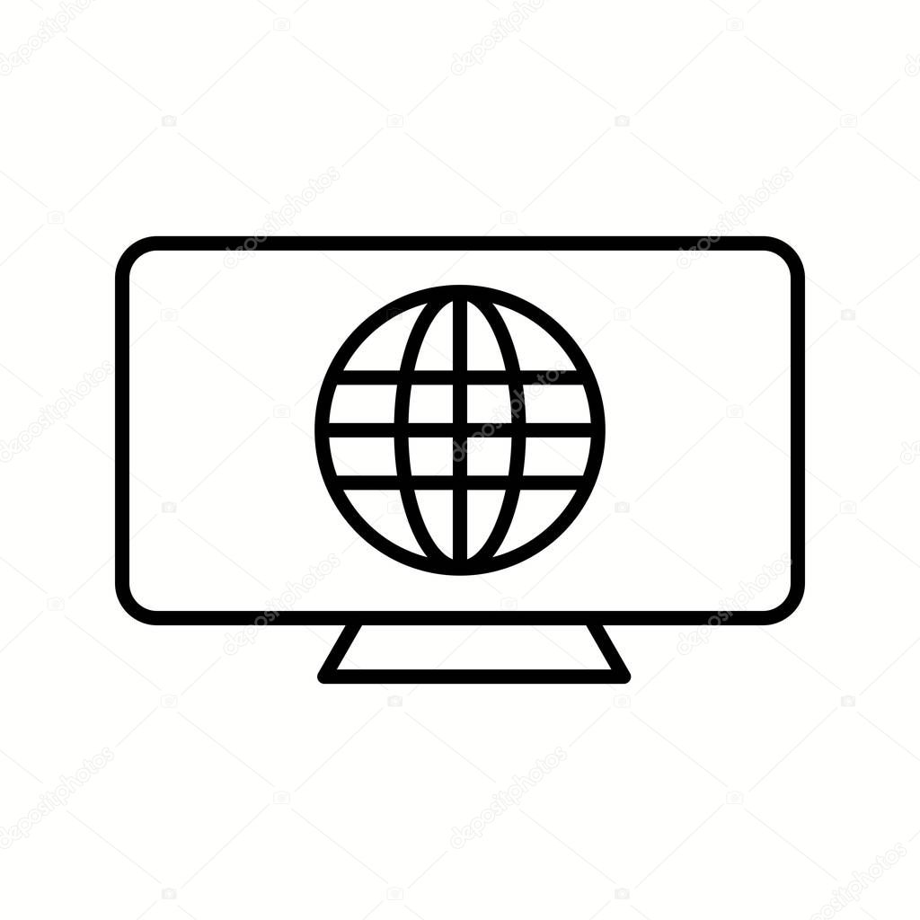 Unique Internet Vector Line Icon