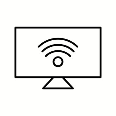 İnternet Vektör Satırı Simgesinde Eşsiz Haber