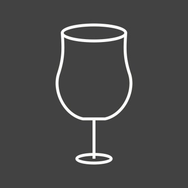 Eşsiz Kokteyl Vektör Satırı Simgesi