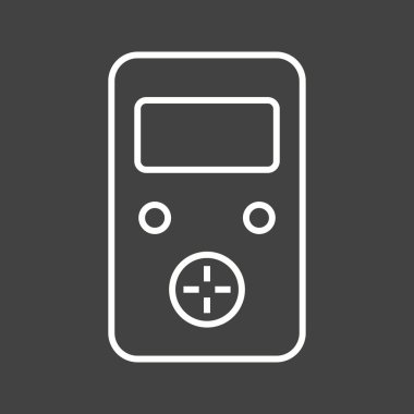 Eşsiz Konsol Vektör Satırı Simgesi