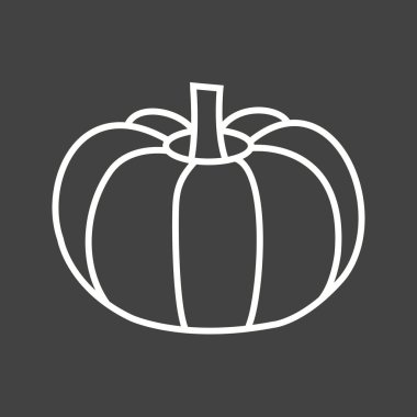 Eşsiz Kabak Vektör Satırı Simgesi