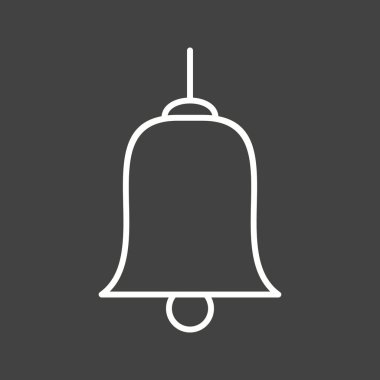 Eşsiz Çan Vektör Satırı Simgesi