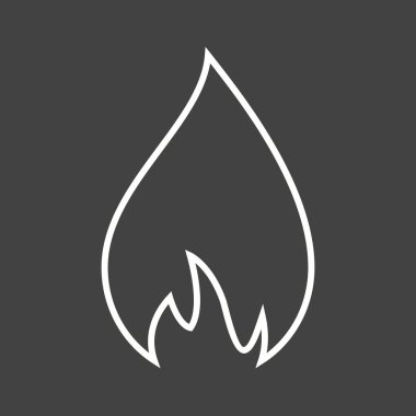 Benzersiz Mum Vektör Satırı Simgesi