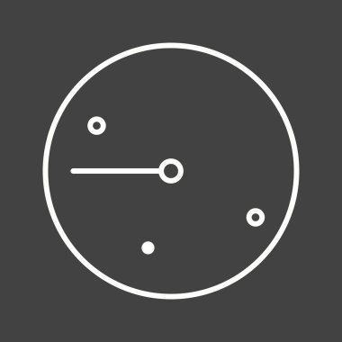 Eşsiz Radar Vektör Satır Simgesi